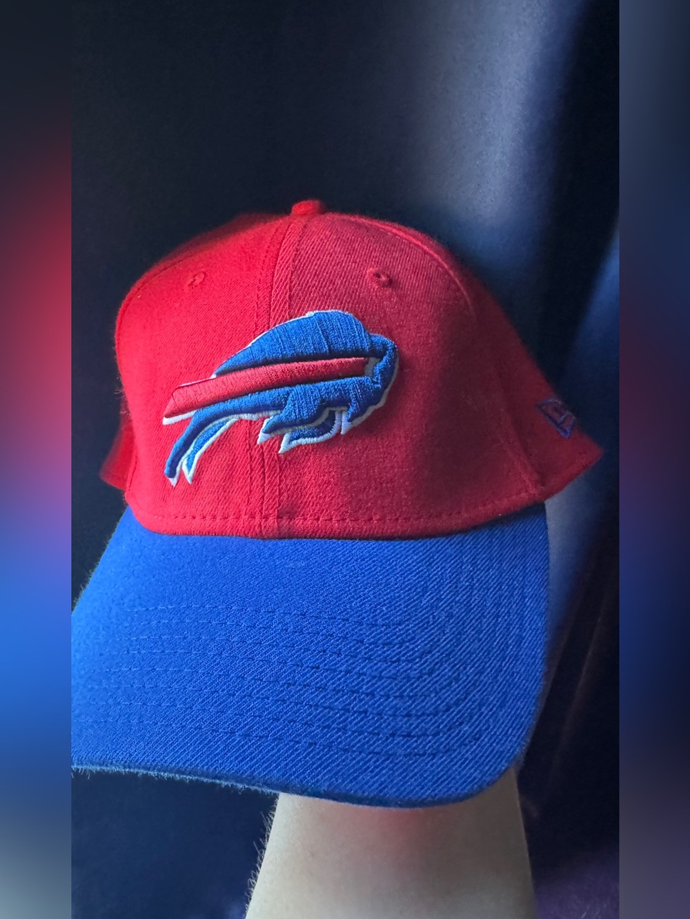 NFL Red and Blue Fitted Baseball Cap